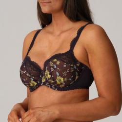 Preview: PrimaDonna Malba balcony wire bra vertical seam C-G cup, color amethyst