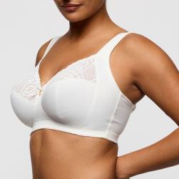 Preview: PrimaDonna Salerno full cup wireless bra B-G cup, color natural