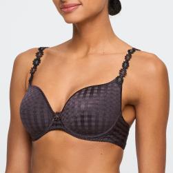 Preview: Marie Jo Avero padded wire bra heart shape A-E cup, color sweet chocolate
