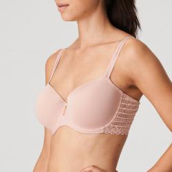 Preview: PrimaDonna Twist East End padded balcony wire bra C-H cup, color powder rose