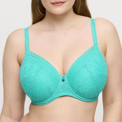 PrimaDonna Twist Palermo Bügel BH unterlegt Herzform Cup C-H, Farbe sunny teal