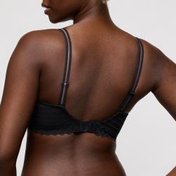 Preview: PrimaDonna Twist Twist Side unterlegter Bügel BH Herzform Cup B-G, Farbe graphit