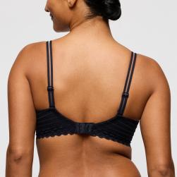 Preview: PrimaDonna Twist Twist Side unterlegter Bügel BH Balconette Cup B-G, Farbe graphit