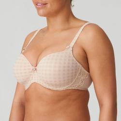 Preview: PrimaDonna Madison wire bra fiberfill heart shape, color caffe latte