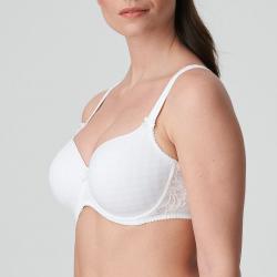 Preview: PrimaDonna Madison wire bra fiberfill heart shape, color white