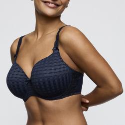 Preview: Primadonna Madison Bügel BH unterlegt Herzform Cup E-G, Farbe velvet blue