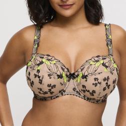 PrimaDonna Manali padded bra balcony B-G cup, color wild bloom