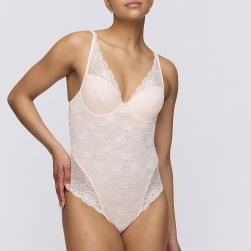 Marie Jo Cyrile unterlegter tief dekolletierter Body Cup B-E, Farbe crystal pink