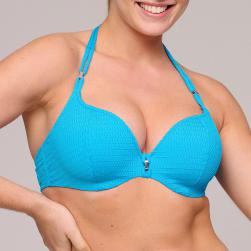 Preview: Marie Jo Swim Cherilyn Bikini Oberteil Herzform unterlegt, Farbe sea breeze