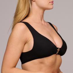 Preview: Marie Jo Swim Emly Triangel Bikini Top Unterlegt, Farbe schwarz