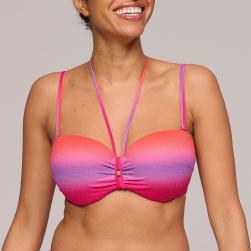 Marie Jo Swim Nusa Dua Bikini top strapless padded, color spectral