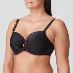 Preview: PrimaDonna Swim Barrani Bikini top balcony padded, color roast coffee