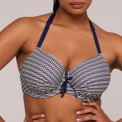 Preview: PrimaDonna Swim Kalba Bikini Oberteil unterlegter Balconette, Farbe water blue