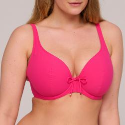 PrimaDonna Swim Aswan Bikini unterlegtes Bikini Top tief dekolletiert, Farbe dragon fruit