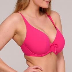 Preview: PrimaDonna Swim Aswan padded Bikini top deep plunge, color dragon fruit