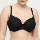 PrimaDonna Swim Delray Bikini top full cup wire B-H cup, color black