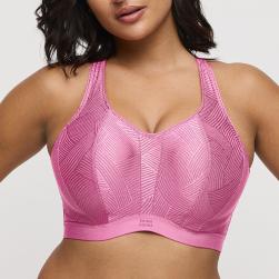 PrimaDonna Sport The Game Sport-BH mit Bügel Cup C-H, Farbe orchid pink