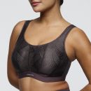 Preview: PrimaDonna Sport The Game Sport-BH mit Bügel Cup C-H, Farbe smokey taupe