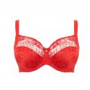 Ulla Lingerie Féminine wired bra Jasmin B - L cup, color poppy-red