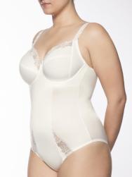 Ulla Dessous Body Mila mit Bügel Cup D-G, Farbe ecru