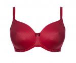 Ulla Lingerie Féminine Meghan bra foam cup with covered molding D-L cup, color fire