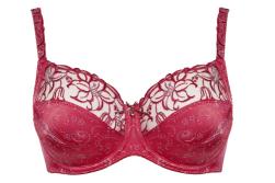 Ulla lingerie wire bra Zoe cup B-C, color raspberry