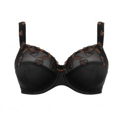 Preview: Ulla Lingerie Féminine BH mit Bügel Ulla Cup H-N, Farbe schwarz