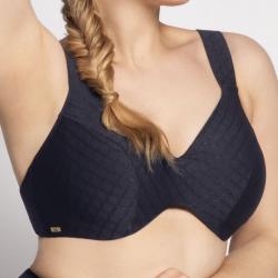 Preview: Ulla Lingerie Féminine Bikini Monaco Cup E-L, Farbe midnight